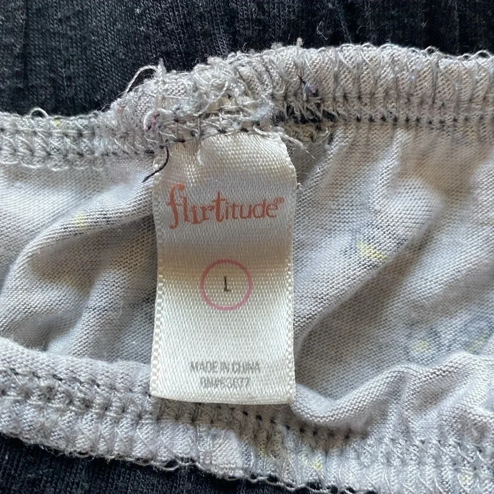 Flirtitude Pajama Shorts - Picture 3 of 3